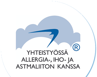 Yhteistyössä Allergia-, iho- ja astmaliiton kanssa